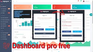 Admin dashboard Pro Register and Login Laravel 8.XX