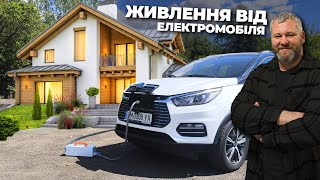 ЕЛЕКТРОМОБІЛЬ - POWER BANK ДЛЯ БУДИНКУ НА 10 кВт ПОТУЖНОСТІ