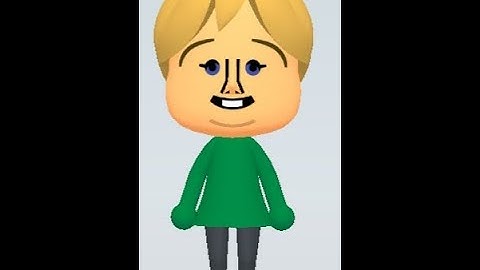 Nintendo CPU Wii/Switch Mii Character: Megan Mii
