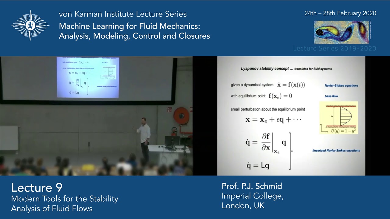 Modern Tools for the Stability Analysis of Fluid Flows (Prof. Peter J. Schmid)