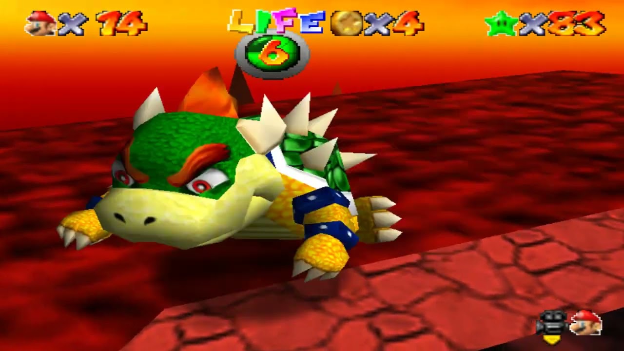 SUPER MARIO 64: THE GREEN STARS (Прохождение на Русском) #15 - Башня из Лавы