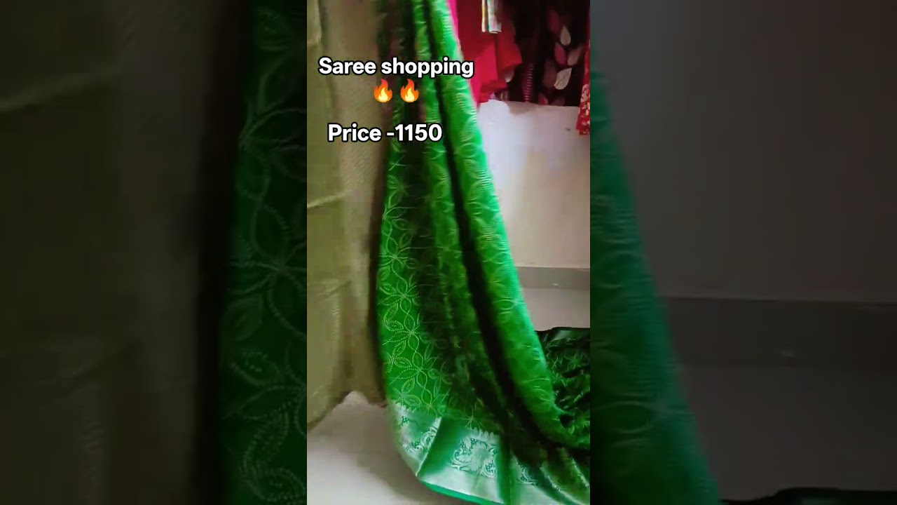 💚✨Emrald green saree ✨✨✨ for ladies