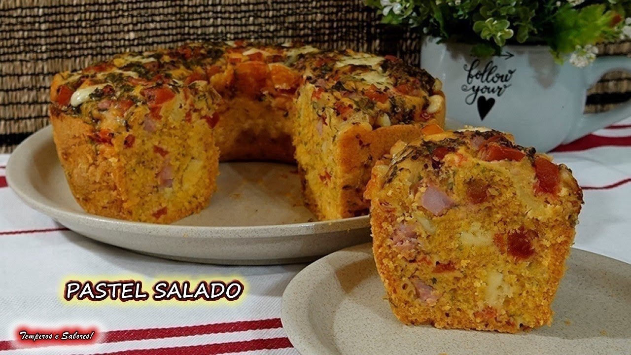 PASTEL SALADO SIN HORNO PARA NAVIDAD FÁCIL Y CON MUCHO SABOR