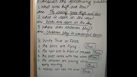 Class 3 L-7 The Swing (Excercise)