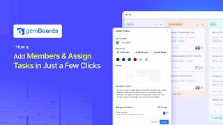 How to Manage Project Member Access in GemBoards  Project Management Tutorial
