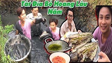Tát Đìa Bỏ Hoang Lâu Năm, Bắt Cá Lóc Và Cá Trê Lên Nướng Mỡ Hành Ăn Cả Xóm Xúm Lại Xem | TCMVL