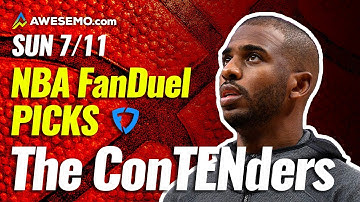 FanDuel NBA DFS Picks Today | Top 10 ConTENders Sun 7/11 | NBA DFS Simulations