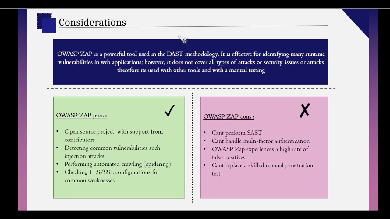 OWASP zap   web security presentation