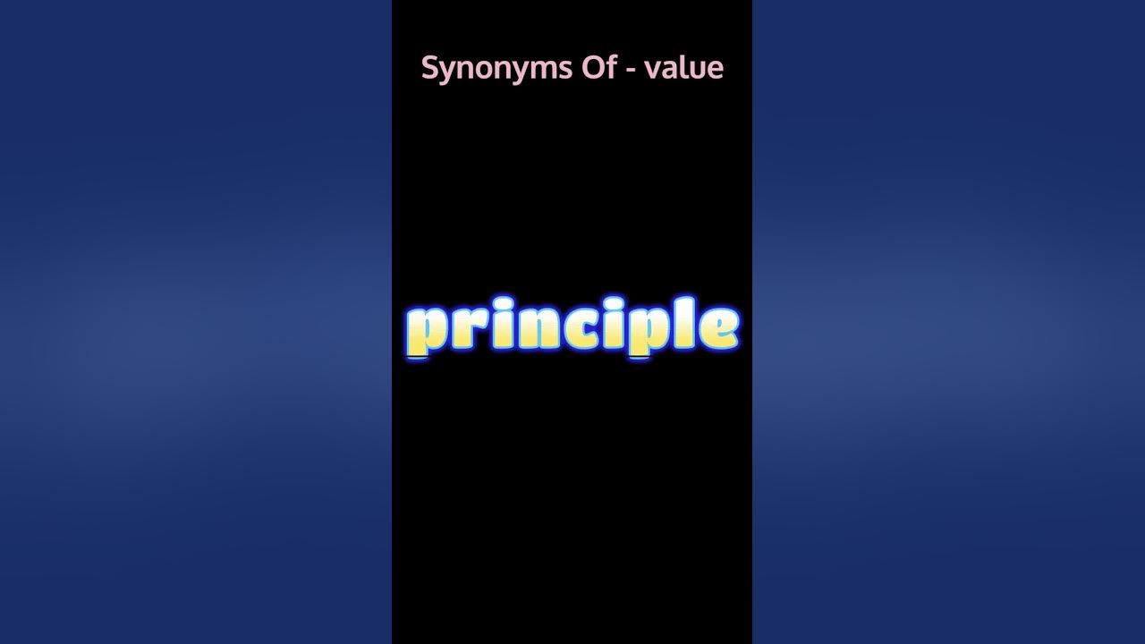 synonyms-of-value-youtube