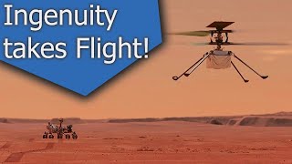 Ingenuity flies across Mars! The first four flights of NASA's Mars Helicopter