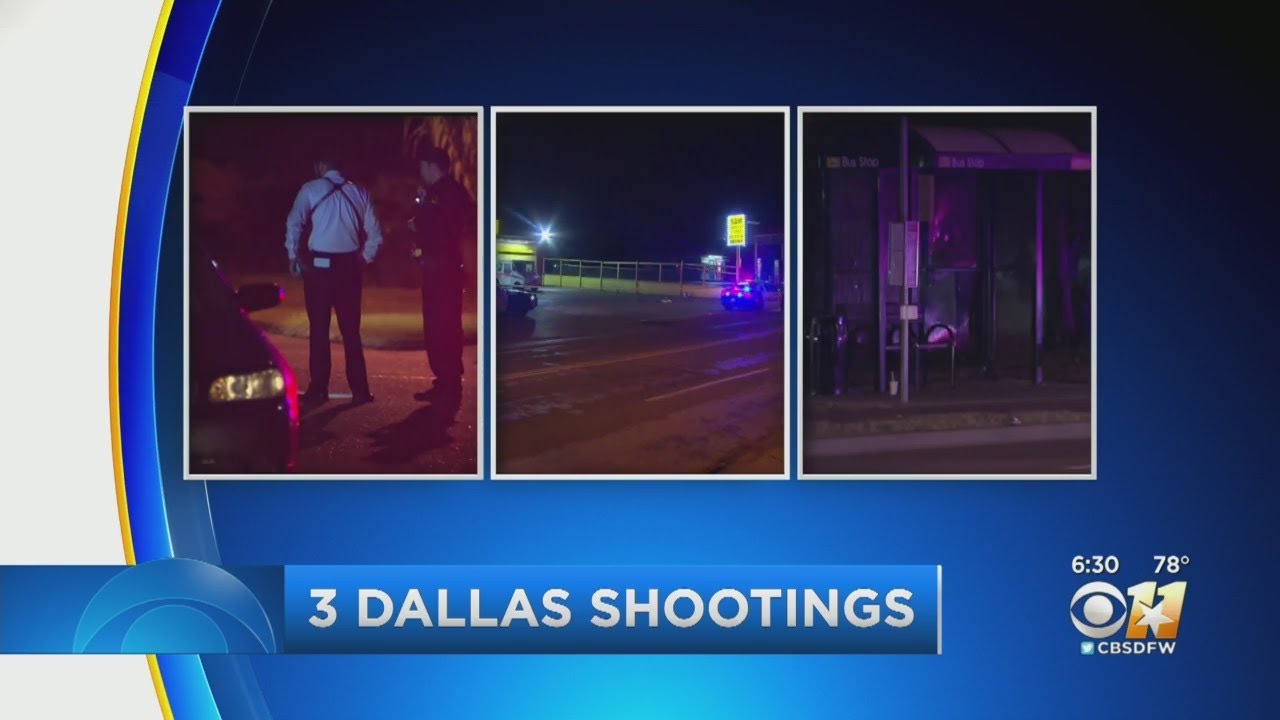3 Separate Shootings In Dallas Overnight Leave 1 Dead, 2 Injured - YouTube