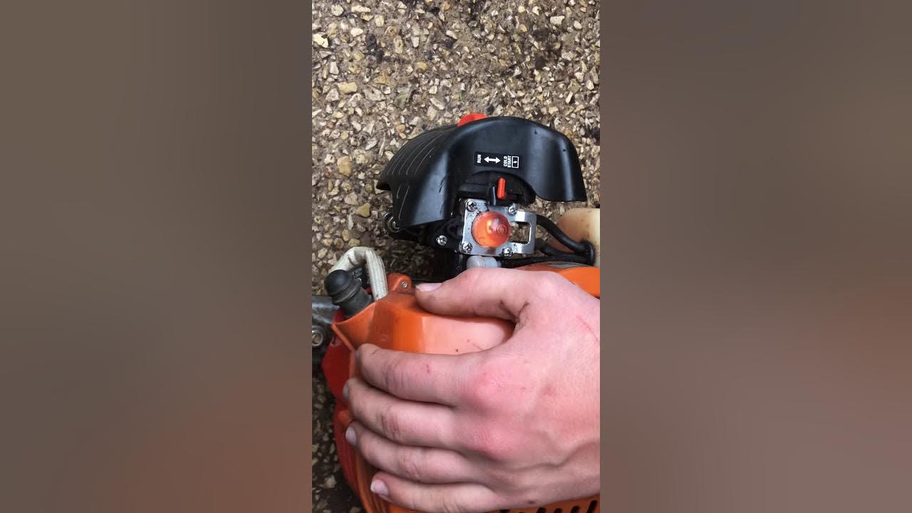 Adjusting the idle on my Echo HC152 YouTube