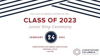 Class of 2023 Junior Ring Mass