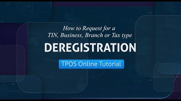 TPOS Tutorial - Deregistration