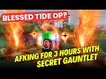I AFK'D for 3 Hours using the NEW SECRET GAUNTLET in Sol's RNG (Blessed Tide Gauntlet)