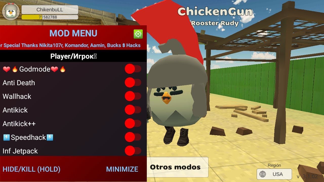 Chicken Gun Mod Menu (Updated 2023)
