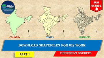 How to Download  Shapefiles for GIS Work ?? | FREE SOURCES OF SHAPEFILES (VECTOR FILES) | PART 1