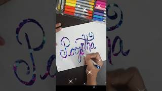 @comment your name # #trending #shiningletters #viral#nameart #handwriting #love #calligraphy