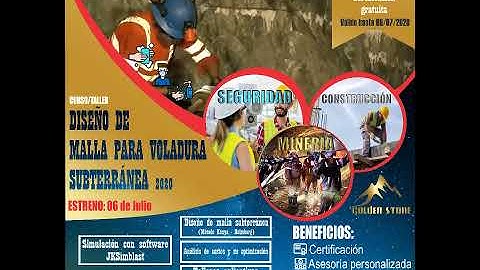 DISEÑO DE MALLA PARA VOLADURA EN MINERÍA SUBTERRÁNEA (Anuncio Publicitario)