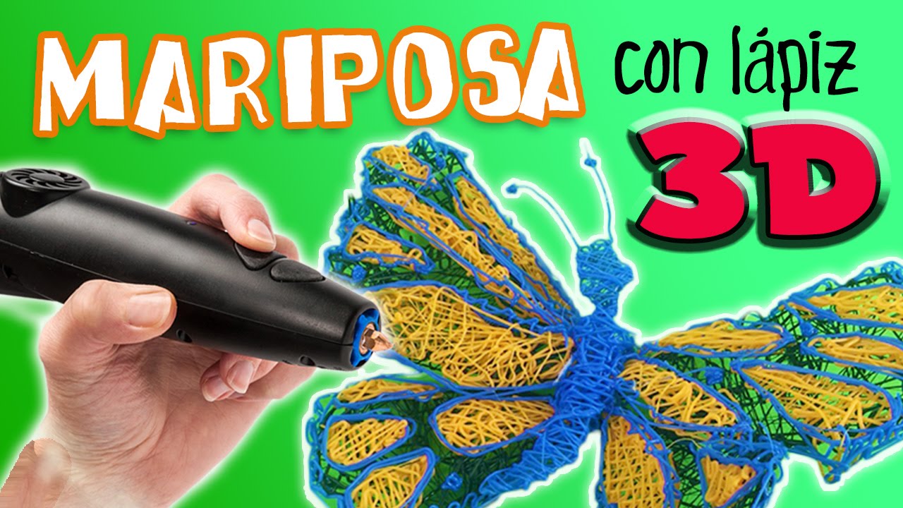 3D PEN Review (Gearbest) * Mariposa con LAPIZ 3D