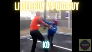 How a little guy KO's a Big Guy - Street fight Break Down screenshot 3