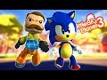LittleBigPlanet 3 - Sonic VS Neighbour - Hello Neighbour - PS4 Gameplay | EpicLBPTime