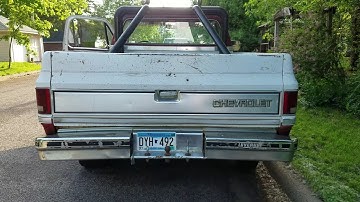 Glasspacks vs Flowmasters Comparrison On Squarebody Chevy With a 350