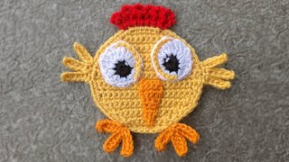 Crochet Baby Chicken Toy