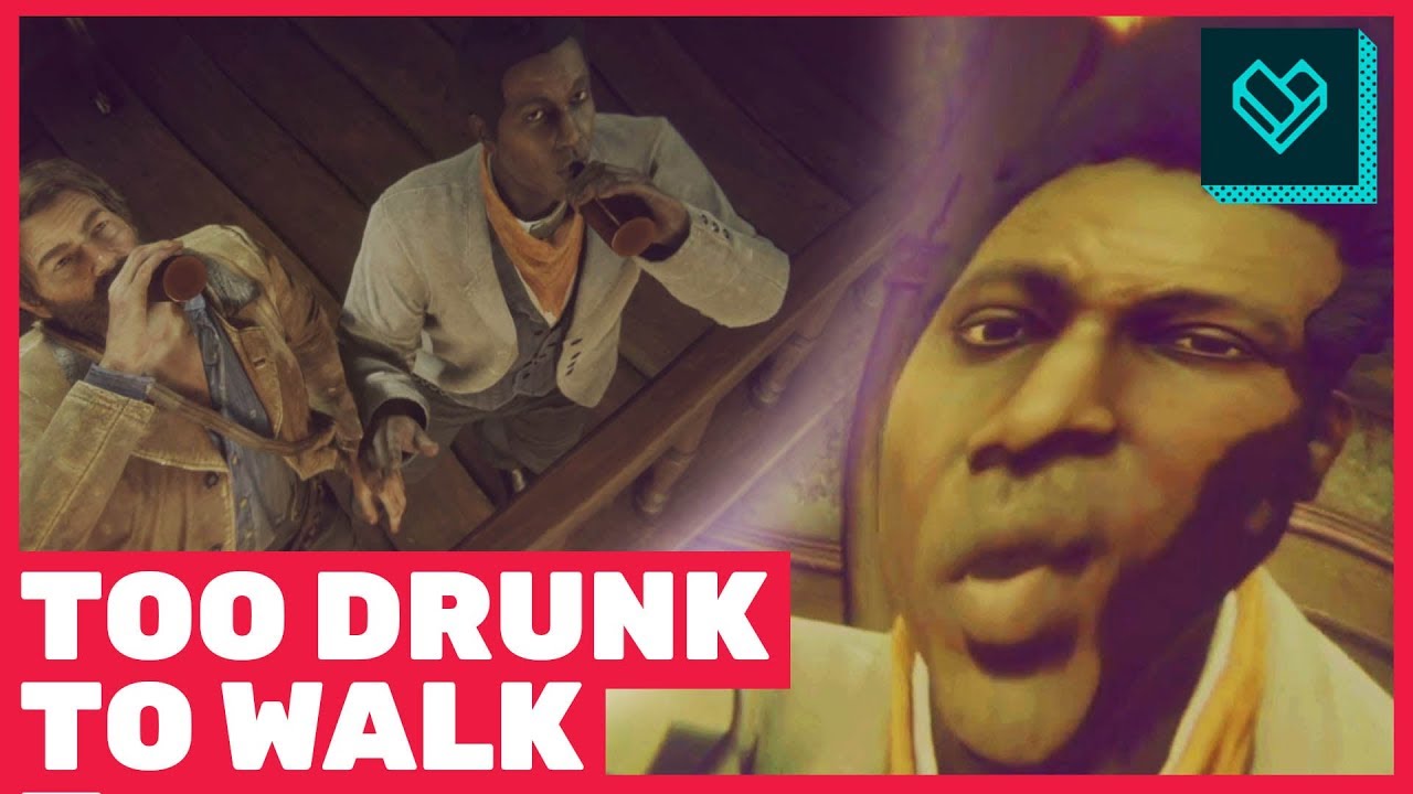 Getting Drunk In Red Dead Redemption 2 - YouTube