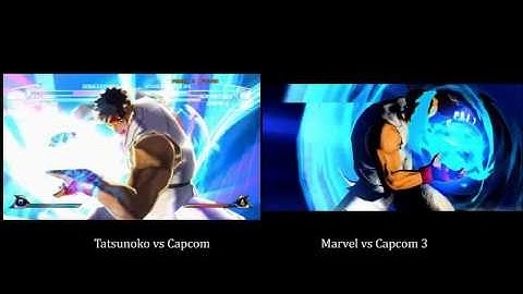 Hadoken - Tatsunoko vs Capcom and Marvel vs Capcom 3 Comparison