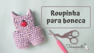 Pin em Roupinhas bonecas crochê