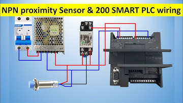 NPN Proximity Sensor Wiring with Siemens S7-200 SMART PLC | Step-by-Step Guide
