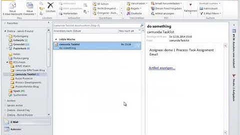 Camunda BPM Tasklist as RSS