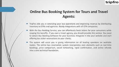 Online Bus Booking System
