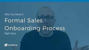 Why You Need A Formal Sales Onboarding Process Right Now