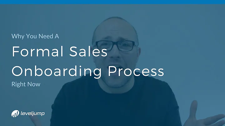 Why You Need A Formal Sales Onboarding Process Right Now