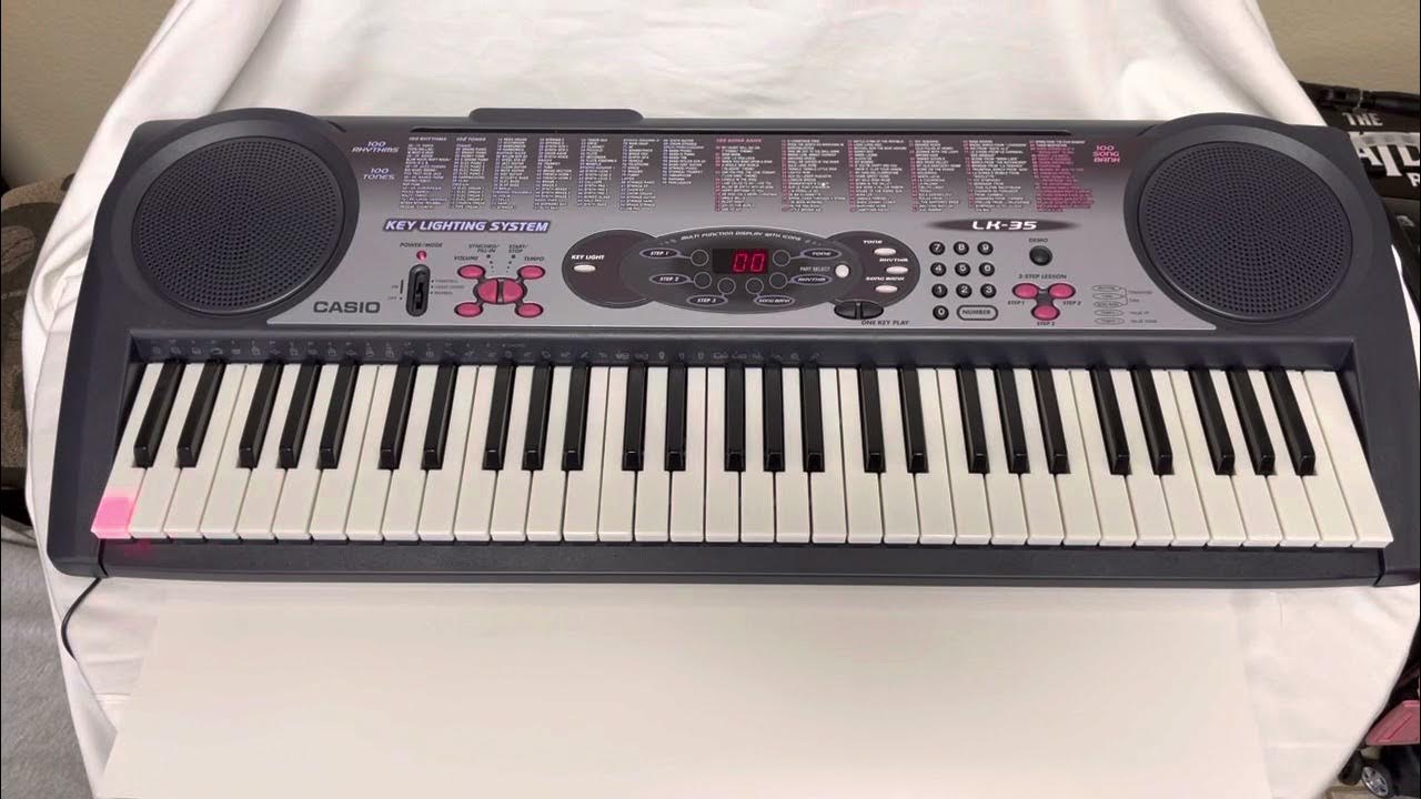 Casio LK35 Demo working YouTube