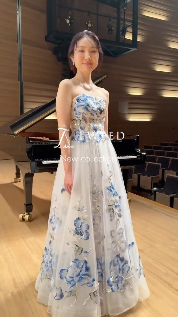 ち*ん様 【新品】演奏会ドレス　TWEED DRESS 9号 New collection♪ #ドレス専門店ツイード #演奏会ドレス #発表会ドレス