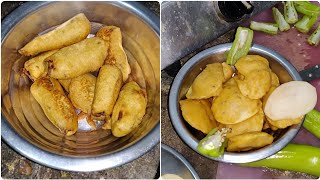Mirapakaya bajji in Telugu | mirchi bajji in Telugu | mirchi bajji recipe Andhra style | mirapakaya
