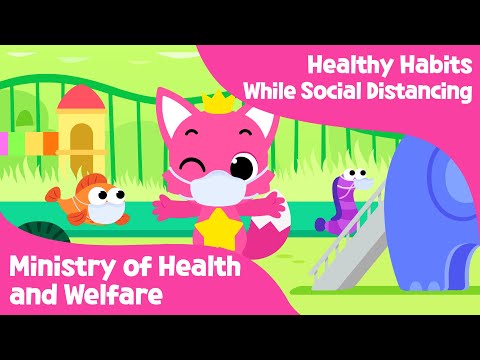 Healthy Habits while Social distancing | Let’s learn Healthy Habits | Pinkfong Songs For Children