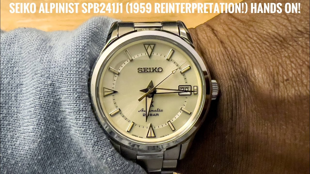 Seiko Alpinist 1959 reinterpretation! (SPB241J1) Hands On and Initial  Thoughts! - YouTube