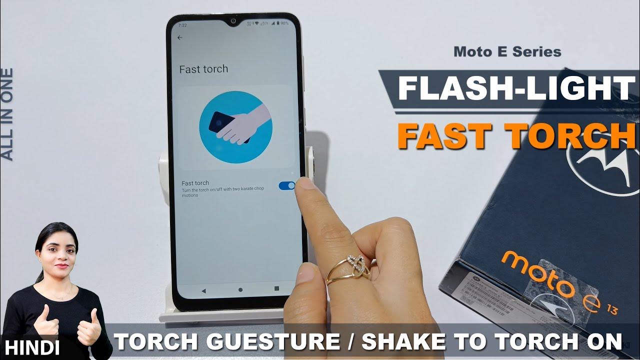 How to fix mobile torch on/off problem in motorola e13 moto e13 me mobile torch kaise band