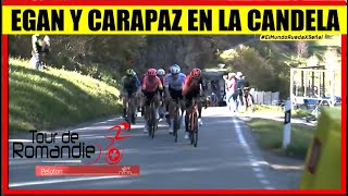 RESUMEN 2 ETAPA TOUR de ROMANDIA 2024 EGAN Bernal y CARAPAZ BATALLA HASTA EL FINAL