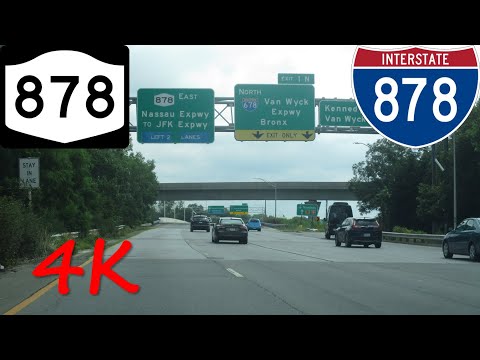 5-8264 • Highway Navigation. ⁴ᴷ Nassau Expressway (Interstate 878/NY 878) eastbound