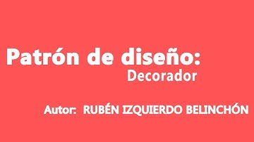 Patrón Decorator