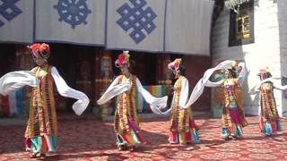Tibetan long-sleeve dance
