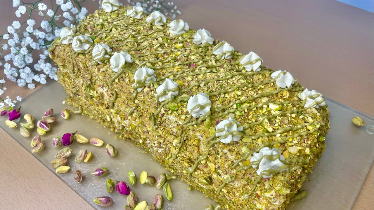 Have you ever tried pistachio sponge cake ? This is the recipe everyone