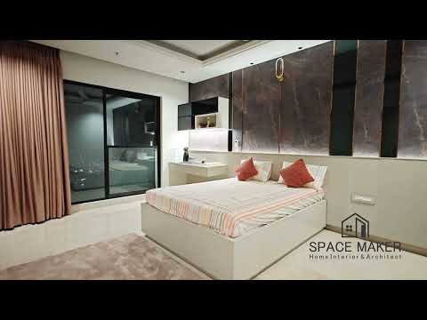 Designed & Executed 4BHK Luxury Flat In Aparna One #hyderabad #interiors #spacemakerinteriors