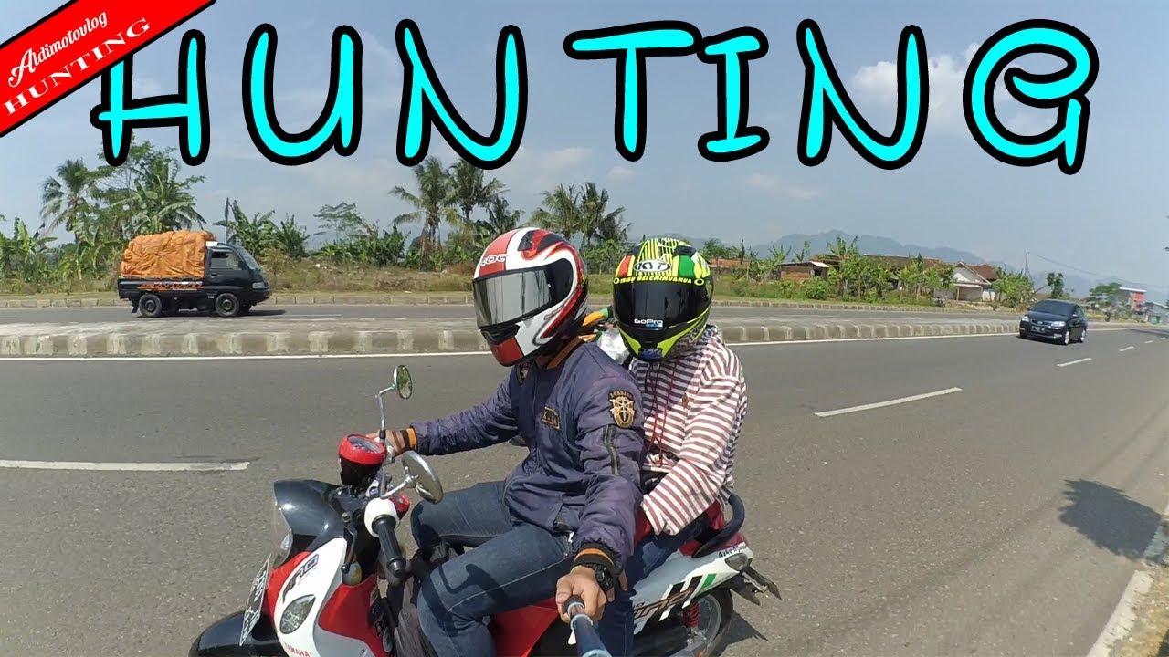 HUNTING WITH KBC DAN YAMAHA  FINO  MODIFIKASI  SIMPLE KEREN  