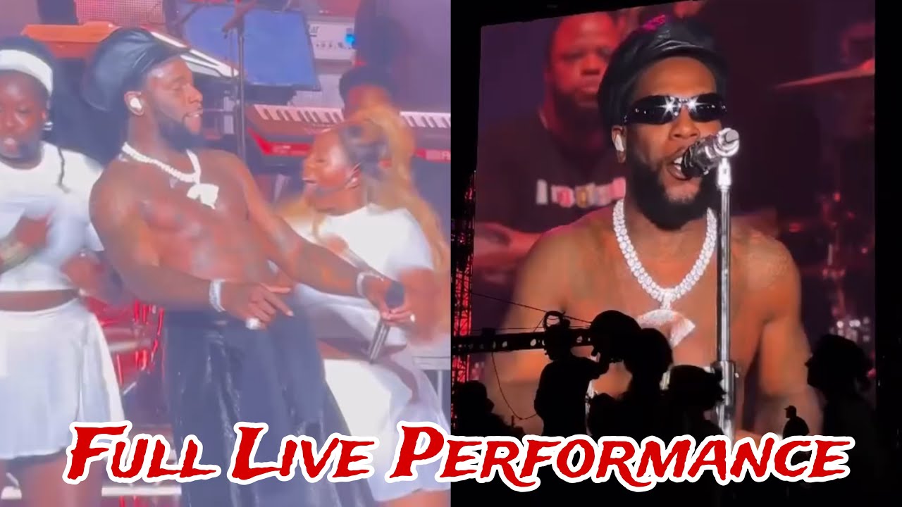 Burna Boy Full Performance Live in Berlin as He Shutdown Germany with over 115,000 People
